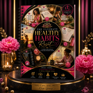 The Ultimate Healthy Habits Reset digital habit tracker, planner and 30-day wellness workbook